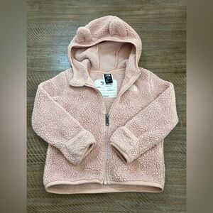 The North Face Kids Light Pink Sherpa Hoodie